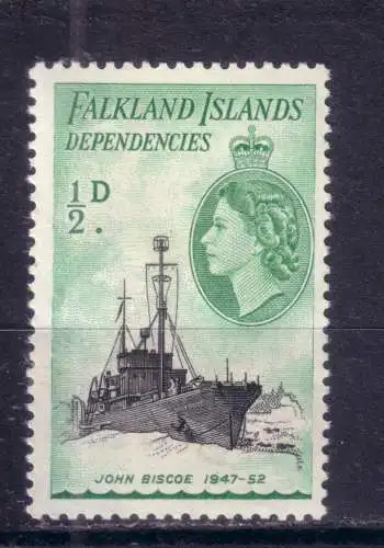 Falklandinseln 1954 Falz / Gummimängel / *