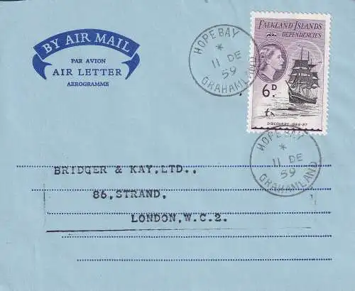 Falklandinseln 1959 Brief