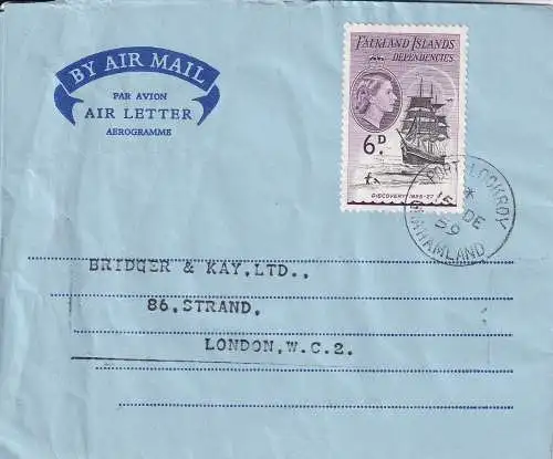 Falklandinseln 1959 Brief