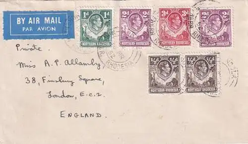 Rhodesien 1952 Brief