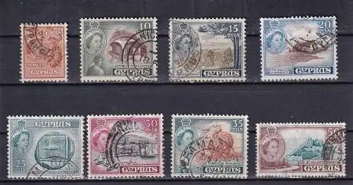 Zypern 1955 Nr 164-173 ex Gestempelt (Posten)