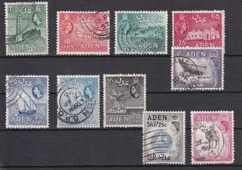 Aden 1953 Gestempelt (Posten)