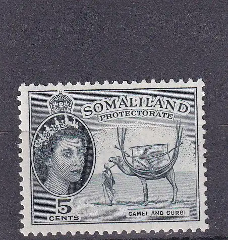 Britisch-Somaliland 1953 Falz / Gummimängel / *