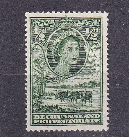 Betschuanaland 1955 Nr 129 Falz / Gummimängel / *