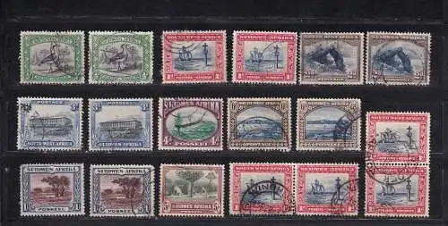 Südwestafrika 1931 Nr 140-159 ex Gestempelt (Posten)