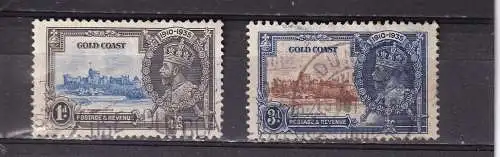 Goldküste 1935 Nr 98-99 Zentraler Rund / Vollstempel