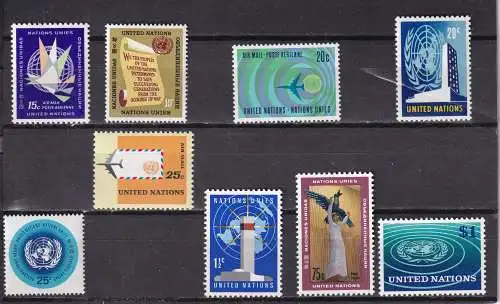 UNO New York 1958-1970 Postfrisch / **