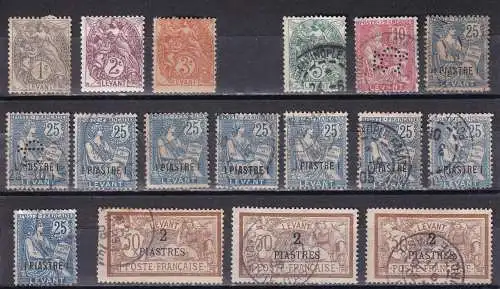 Franz. Post im Ausland 1902-1905 Sonstiges