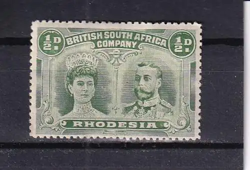 Rhodesien 1910 Falz / Gummimängel / *