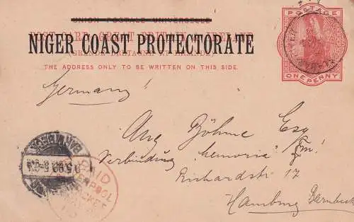 Nigerküste 1899 Brief