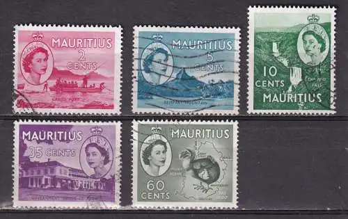 Mauritius 1953 Nr 243-253 ex Gestempelt (Posten)