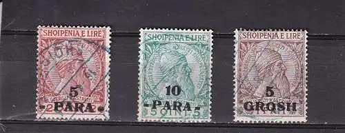 Albanien 1914 Nr 41-46 ex Gestempelt (Posten)