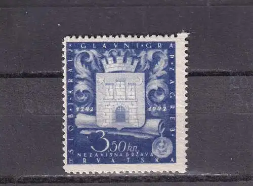 Kroatien 1943 Nr 97 Postfrisch / **