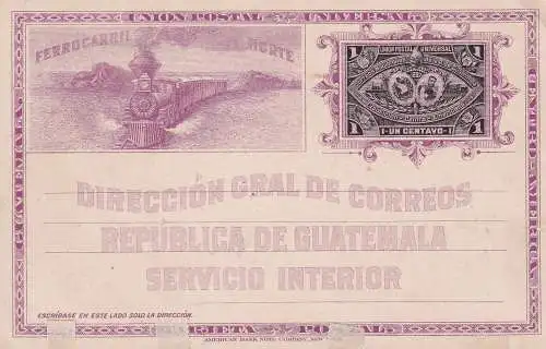 Guatemala 1897 Brief