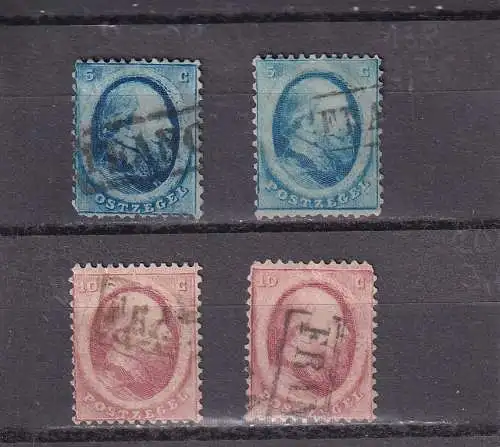Niederlande 1864 Nr 4-5 Gestempelt (Posten)