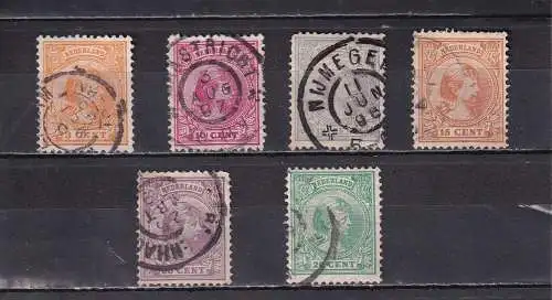 Niederlande 1891-1899 Nr 34-42 Gestempelt (Posten)