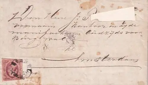 Niederlande 1852 Nr 2 Brief