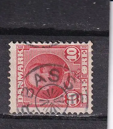 Dänemark 1907 Nr 54 Rundstempel (Datum und/oder Ort klar)