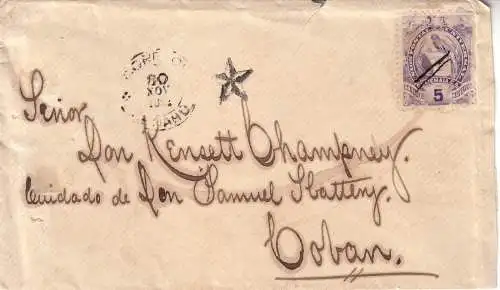 Guatemala 1891 Brief