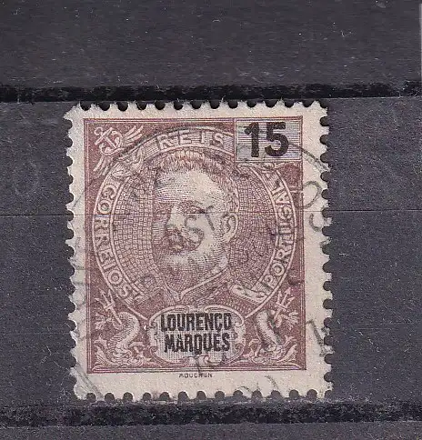 Dt. Schiffspost Ausl. 1898 Nr 35 Zentraler Rund / Vollstempel