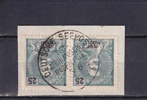 Dt. Schiffspost Ausl. 1900 Nr 37 Briefstück