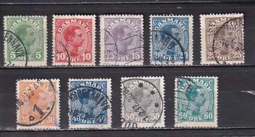 Dänemark 1913-1922 Gestempelt (Posten)