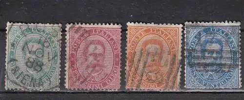 Italien 1879 Nr 37-40 Gestempelt (Posten)