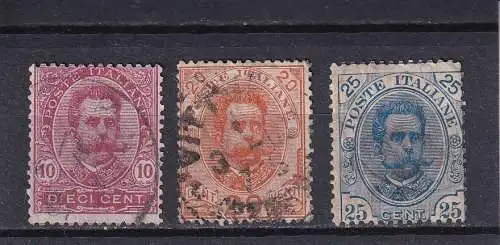 Italien 1879 Nr 67-69 Gestempelt (Posten)