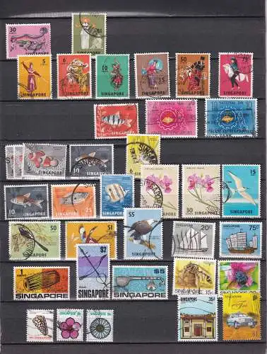 Singapur 1960-1980 Gestempelt (Posten)