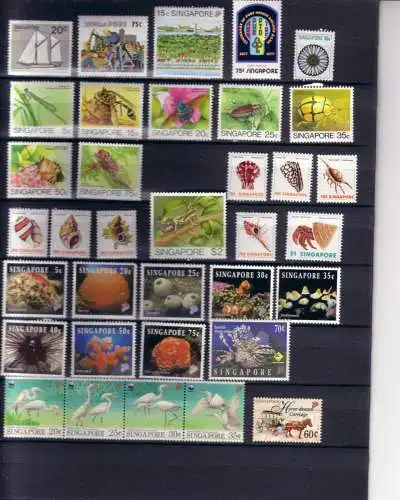 Singapur 1970-1990 Postfrisch / **