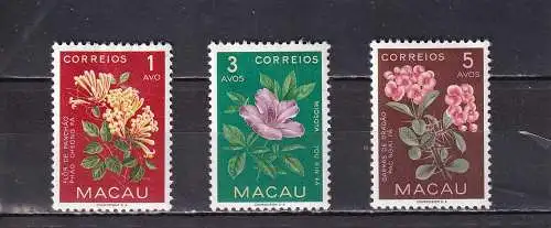 Macau 1953 Nr 394-396 Postfrisch / **