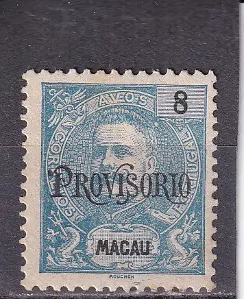 Macau 1902 Nr 126 Falz / Gummimängel / *