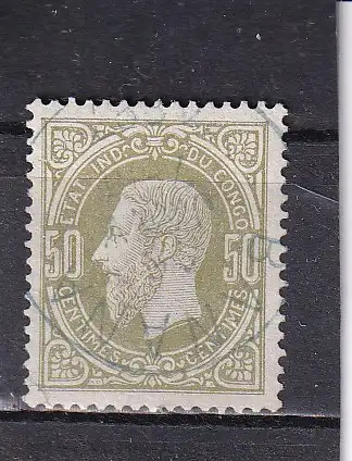 Belg.-Kongo (Kolonie) 1886 Nr 4 Rundstempel (Datum und/oder Ort klar)