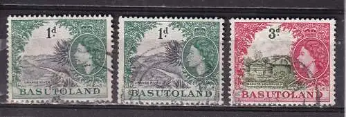 Basutoland 1954 Nr 47+49 Gestempelt (Posten)