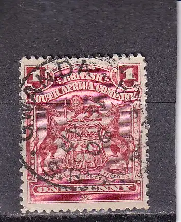 Rhodesien 1898-1910 Zentraler Rund / Vollstempel