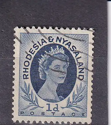 Rhodesien u. Nyassal. 1955 Nr 2C Gestempelt (Posten)