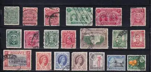 Rhodesien 1898-1966 Gestempelt (Posten)
