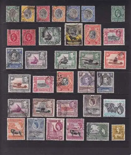Kenia 1922-1960 Gestempelt (Posten)