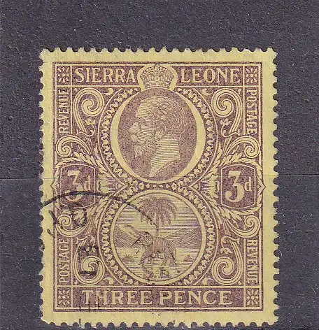 Sierra Leone 1913 Nr 93 Gestempelt (Posten)