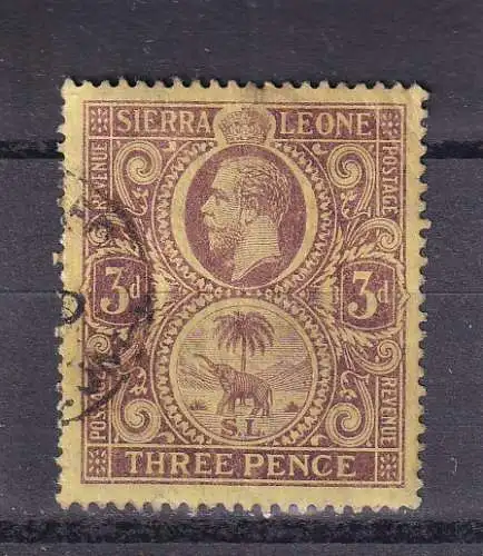 Sierra Leone 1913 Nr 93 Gestempelt (Posten)