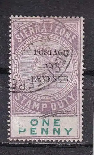 Sierra Leone 1897 Nr 37 Gestempelt (Posten)