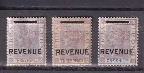 Sierra Leone 1897 Ohne Gummierung (*)