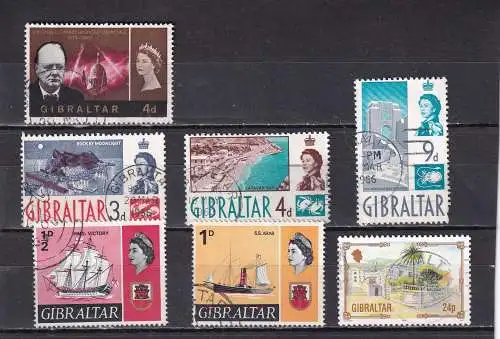 Gibraltar 1960-1993 Gestempelt (Posten)
