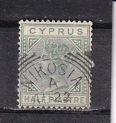 Zypern 1882 Nr 16 Zentraler Rund / Vollstempel