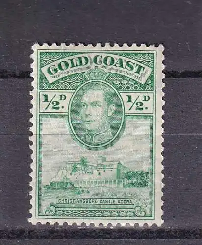 Goldküste 1938 Nr 105 Falz / Gummimängel / *