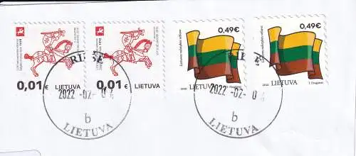 Litauen 2021 Briefstück