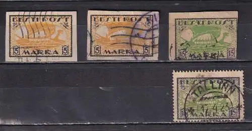 Estland 1919-1920 Nr 13+23 Gestempelt (Posten)