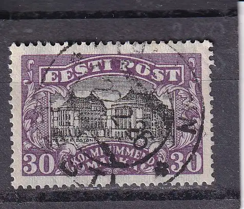 Estland 1924 Nr 55 Zentraler Rund / Vollstempel