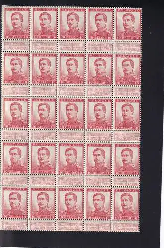 Belgien 1912 Nr 100 II Postfrisch / **