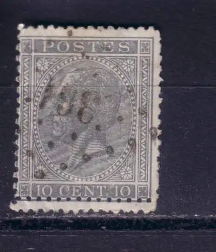 Belgien 1865 Nr 14 Gestempelt (Posten)